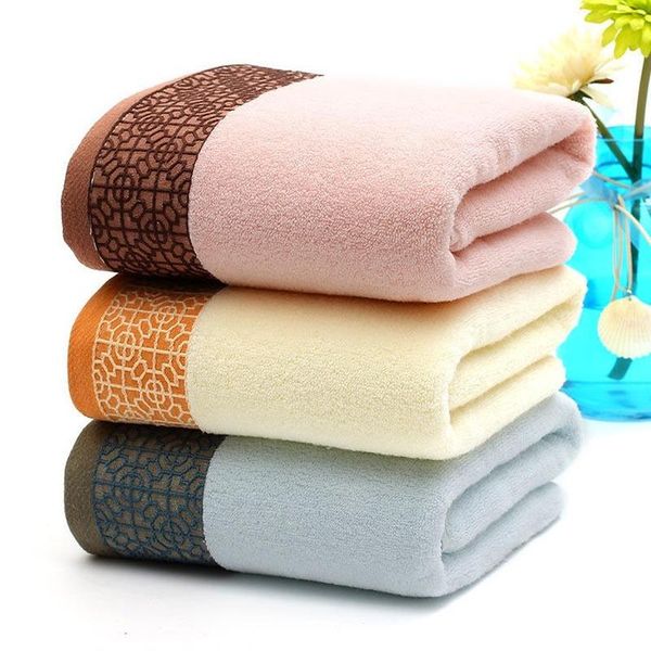 

towel high-end -selling soft cotton absorbent thickened 3-piece bath set, large european-style printed face