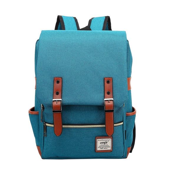 

fashion vintage lapbackpack women canvas bags men canvas travel leisure backpacks retro casual bag school bags for teenager#