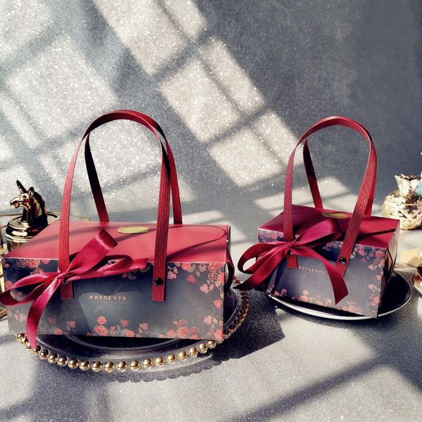 

gift wrap 2021 paper bags with handles candy box packing boxes for wedding favors party baby showers bag 10pcs