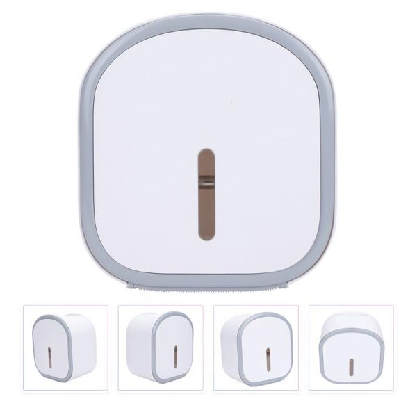 

toilet paper holders 1pc durable holder multi-purpose box punch-storage