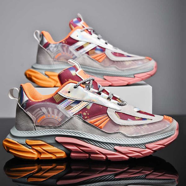 

men's running shoes, colorful fashion sports large size,