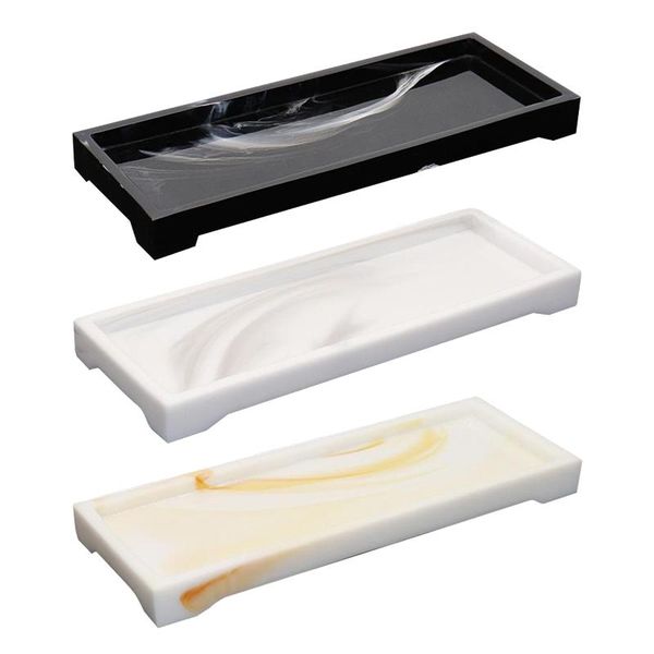 

storage bags marbling bathroom vanity tray cosmetics parfume organizer
