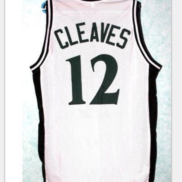 

goodjob men youth women vintage mateen cleaves #12 michigan state basketball jersey size s-6xl or custom any name or number jersey, Black