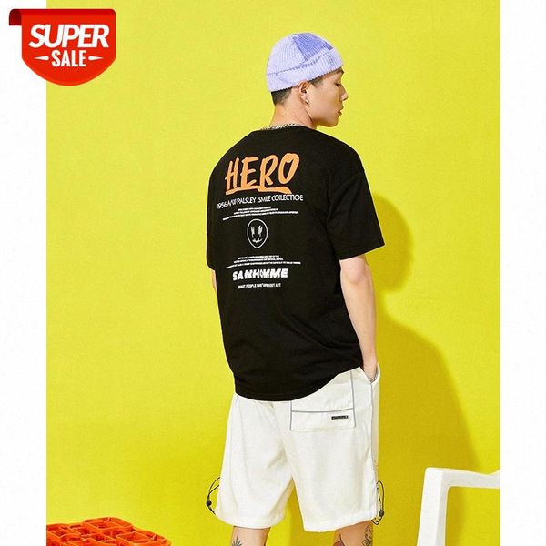 

mansclot letter print round neck loose short sleeve t-shirt men's half #yr8s, White;black