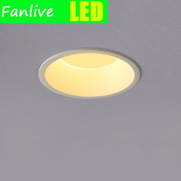 

downlights 10pc led downlight narrow border soften light home lighting embedded high lumen ceiling lamp brightness spot