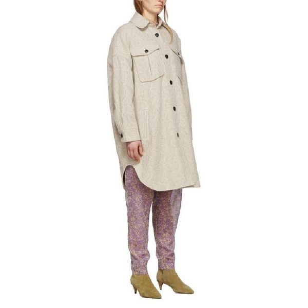 

women's wool & blends 2021autumn winter woolen women mid-length coat ladies long sleeve single-breasted irregular jacket with pockets, Black