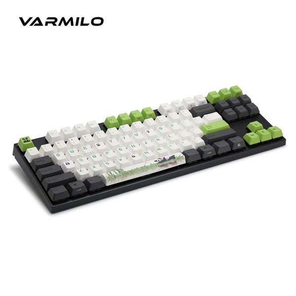 

keyboards varmilo va68m miya pro panda wired mechanical keyboard my68nr1w/llpandv-8 white led cherry mx switch