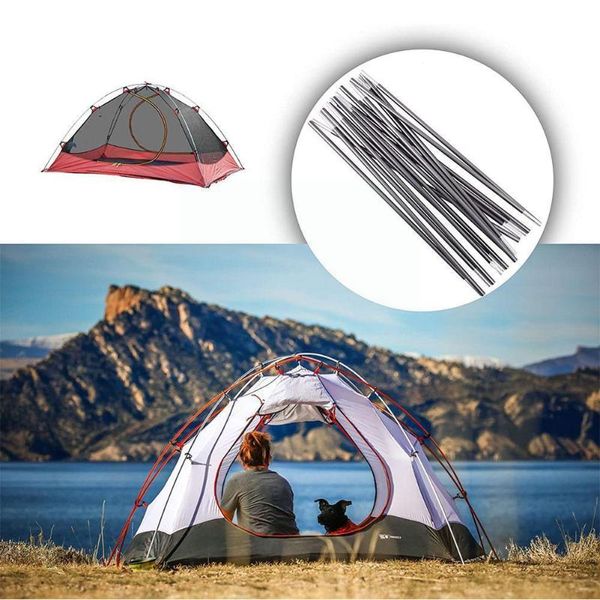 

tents and shelters tent pole fiber rod support double foldable camping accessories tools outdoor for backpacking b6v8