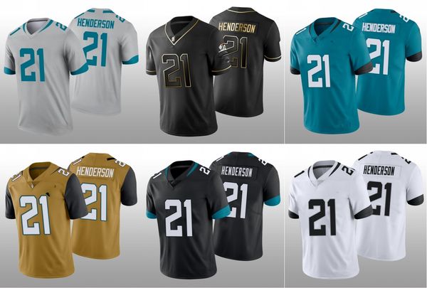 

jacksonville jaguars men c.j. henderson color rush legend women youth jersey, Black