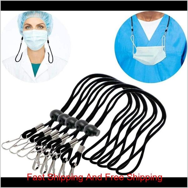 

face mask lanyard adjustable length extension with metal hook mask chain holder hanger neck bandanas ear saver qylleo wphome