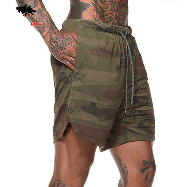 

2020 sport shorts men mesh fast- spier fitness loop training basketball five-point broek effen color light board, White;black