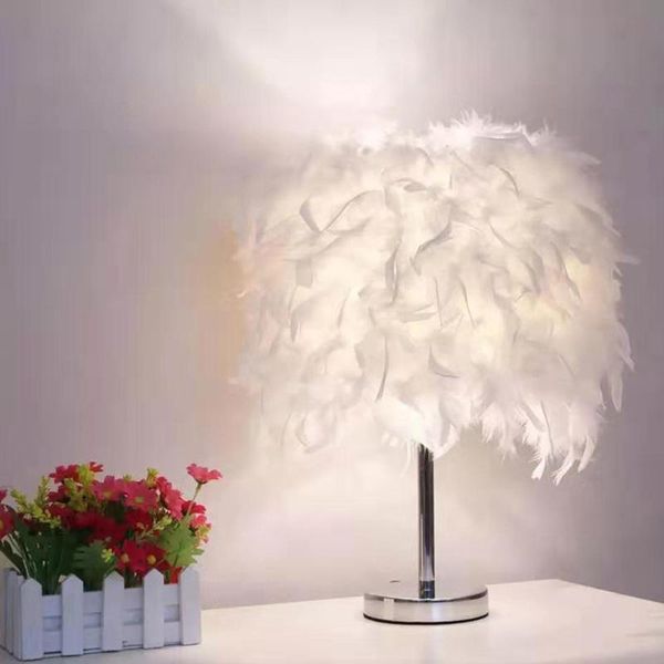 

book lights feather lamp table desk night light home room decor usb reading bedroom bedside decorative