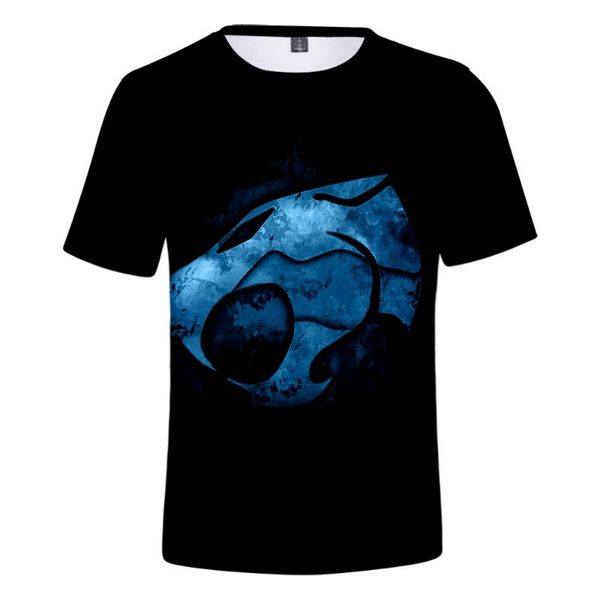 

men's t-shirts classic anime thundercats tshirt men 3d summer fashion short-sleeved t-shirt boys cartoon leisure trend casual cool top, White;black