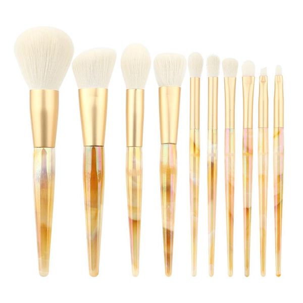 

makeup brushes 10 pcs brush beauty tools eye shadow eyebrow foundation travel portable 2021