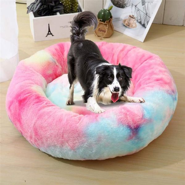 

kennels & pens super soft dog bed sofa plush cat mat beds for dogs basket house pet products cushion animals sleeping
