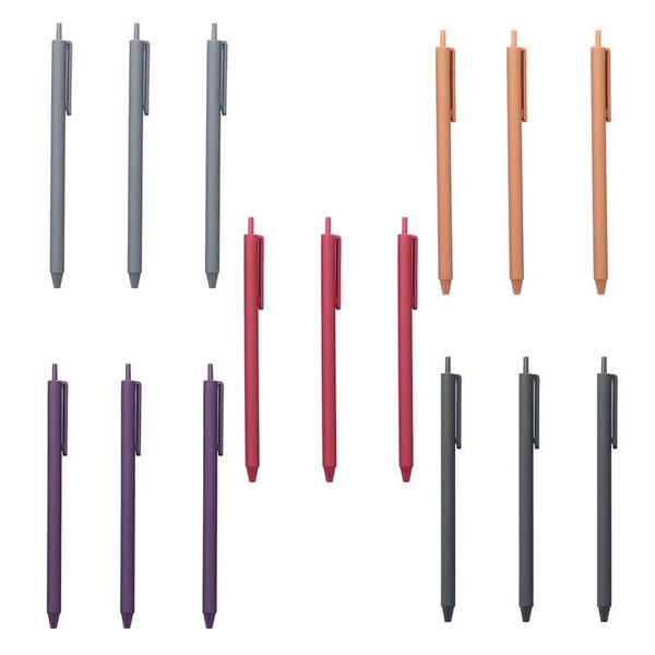 

gel pens business style roller ballpoint pen colorful ink refill press the core for writing office & stationery school 2021