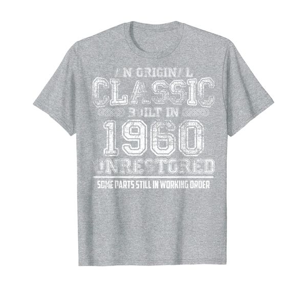 

an original classic built in 1960 unrestored t-shirt, White;black