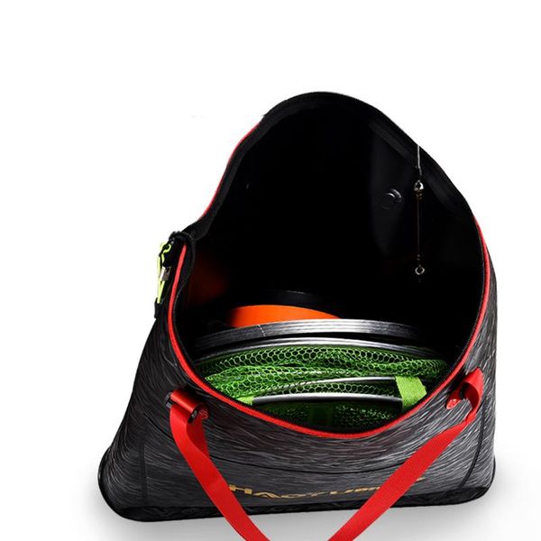 

fishing accessories portable eva bag collapsible bucket live fish box camping water container pan basin tackle storage