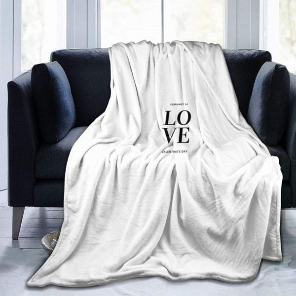 

love quote for valentines day ultra-soft lightweight blanket flannel throw blanket