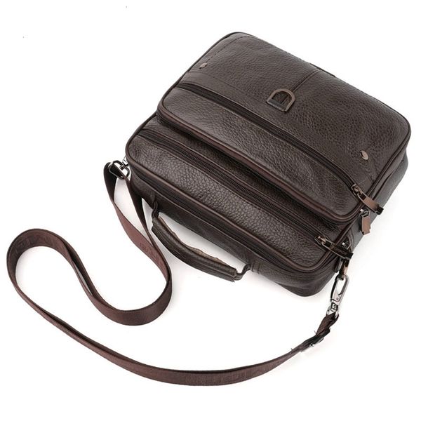 

leather men's briefcase, travel laphandbag, business briefcase