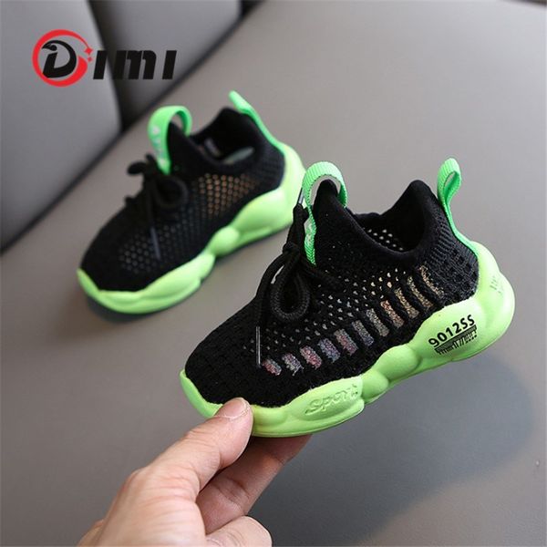 

dimi spring/autumn infant shoes soft comfortable toddler casual shoe knitting breathable non-slip baby sneaker for girl boy 210315, Black