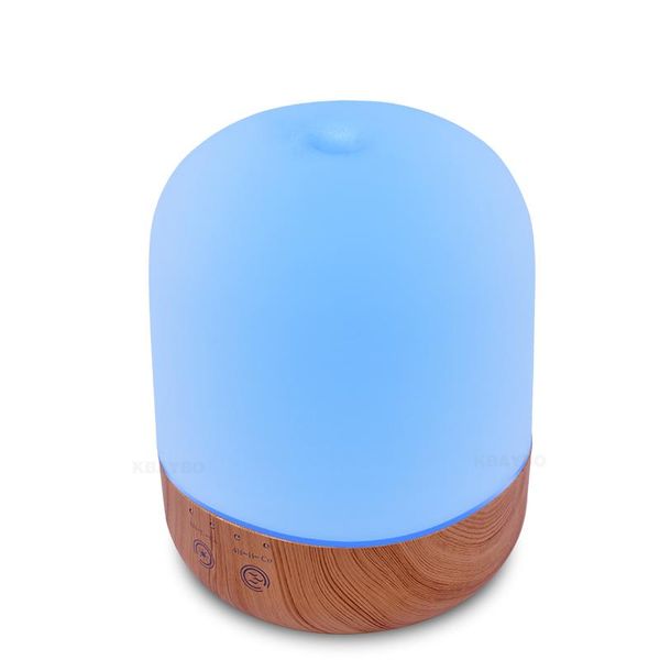 

humidifiers electric ultrasonic aroma air humidifier essential oil diffuser wood grain purifier mist maker led light for home