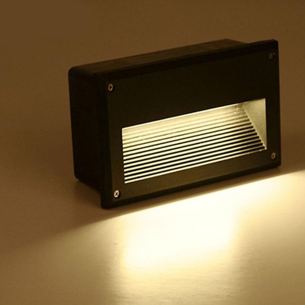 

outdoor wall lamps step lights embedded footlights waterprof stair light recessed staircase indoor corner led lamp