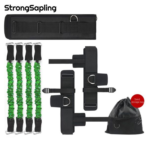 

resistance bands vertical jump trainer elastic fitness chest expander set gym basketball volleyball leg agility training