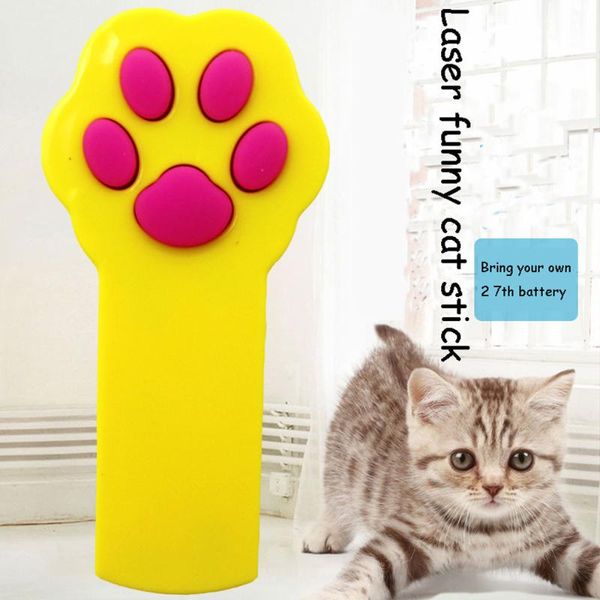 

cat toys 1pcs funny pet catch interactive light toy, prints chasing toy with laser dot to scratching training tool for or dog