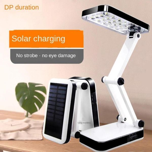 

solar charging folding eye protection table lamp led reading lamp creative small table book student study dormito c2h2