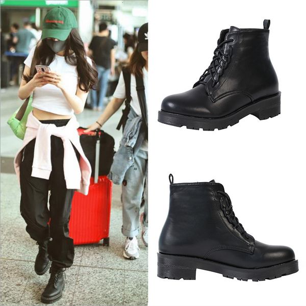 

quality of black martin autumn 20 avant garde women's thin boots u0fc