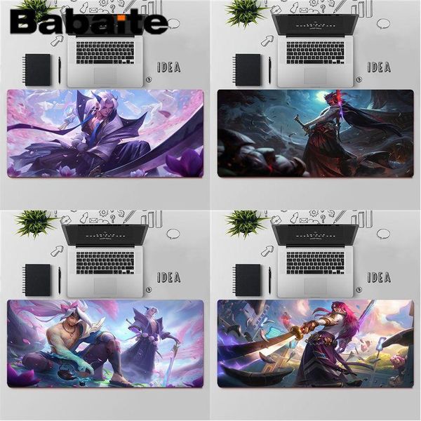 

mouse pads & wrist rests babaite league of legends yone comfort mat gaming mousepad large pad keyboards