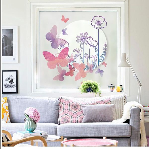 

window stickers glass matte film sliding door chinese translucent opaque bathroom