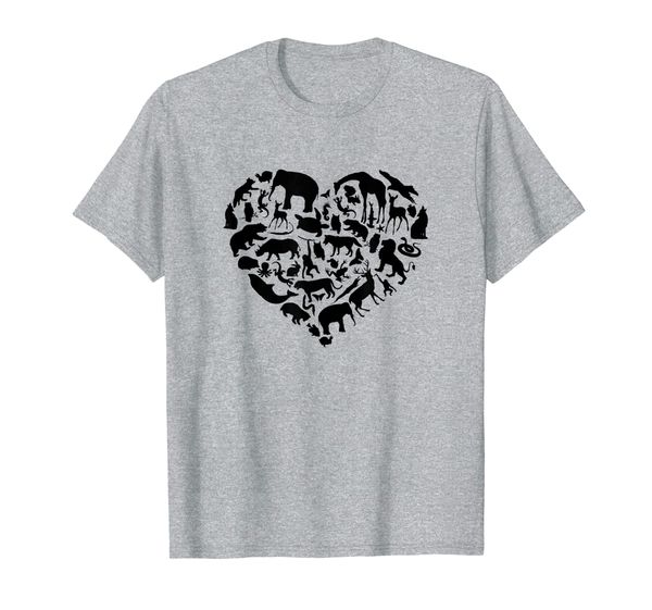 

World Animals day Love Heart graphic icon Planet Earth Day T-Shirt, Mainly pictures