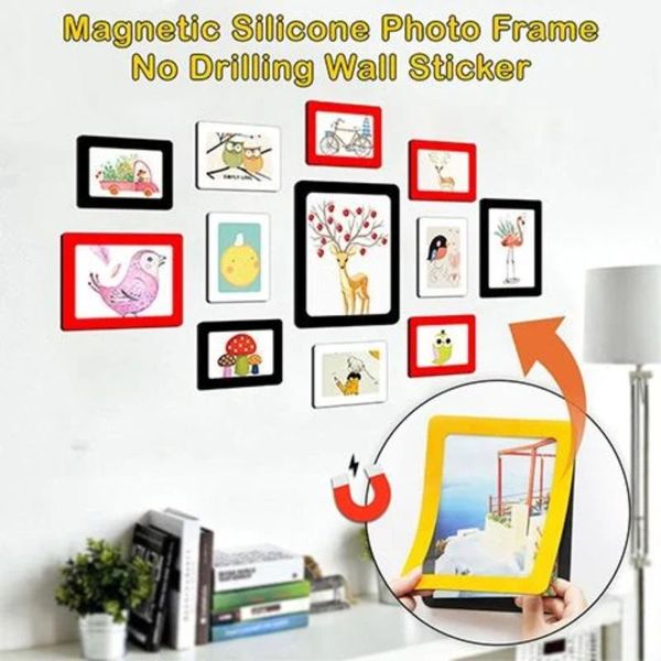 

colorful double-layer magnetic picture frames 13*18cm p magnets memories