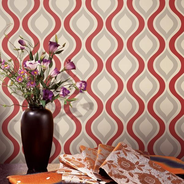 

wallpapers beige bottom wave modern art furniture decal wallpaper living room adhesive wall paper waterproof stickers for cabinet desk