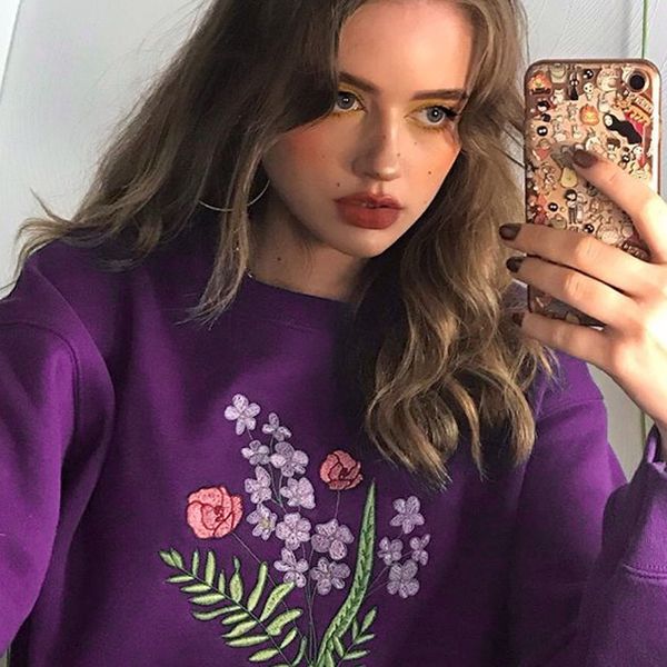 

goth anime hoodies women winter clothes kawaii aesthetic sweatshirts clothing long sleeve couples matching streetwear 25400p, Gray