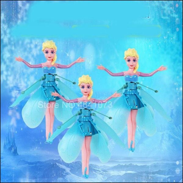 

drones mini rc drone helicopter infrared induction flyings quadcopter dolls fairy magical princess cute led light toy