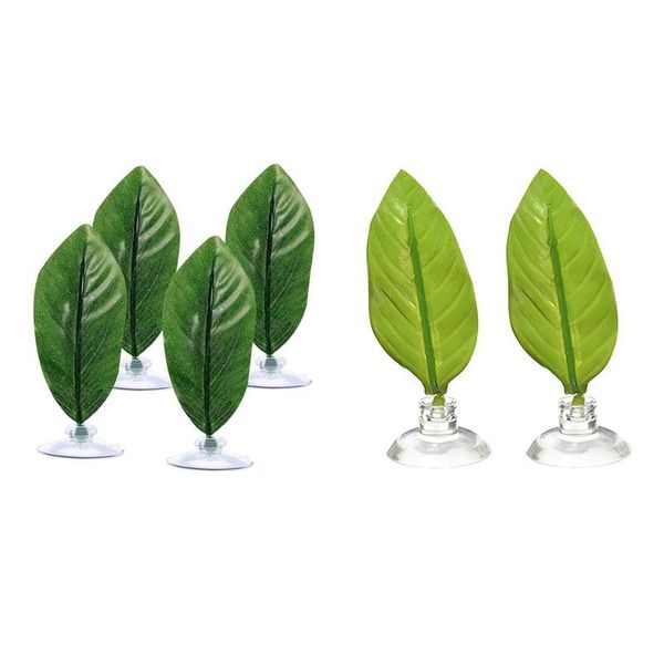 

decorations 2 set betta bed leaf hammock, used for fish, plant pad, fish breeding, a & b