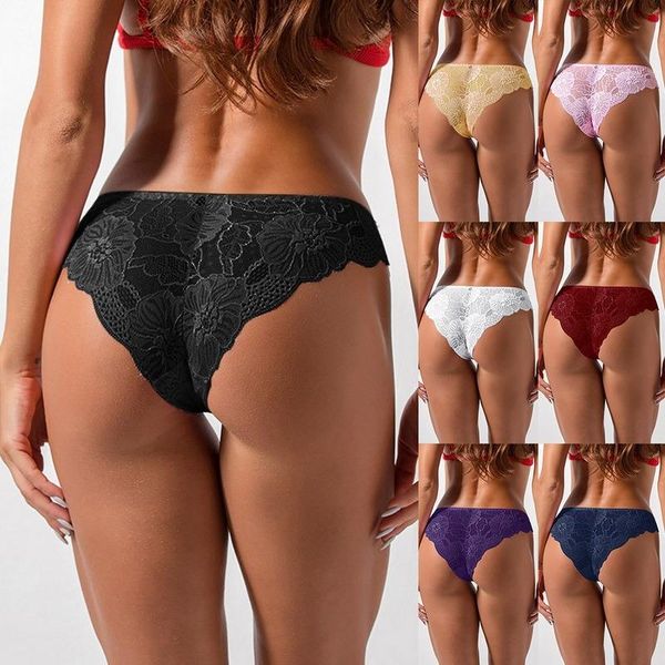 

women's panties low waist seamless bowknot women underpants sports g-string fit female underwear 2021, Black;pink