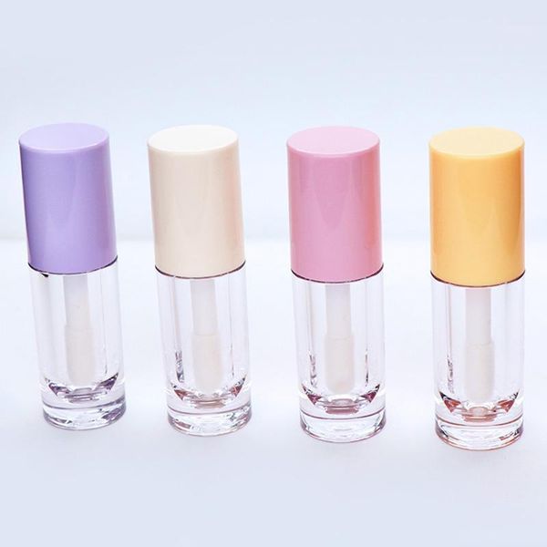

storage bottles & jars 20pcs 6.5ml empty lip gloss bottle round tube diy lipstick container refillable vials sample concealer