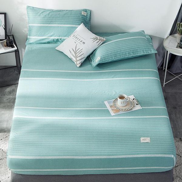 

sheets & sets home textiles, bedding, non-printed japanese cotton bed sheet, single-piece single-product protection cover fitted sheet