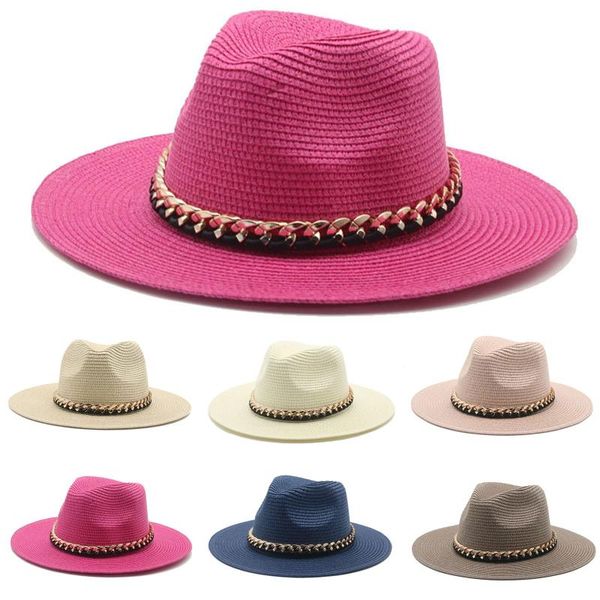 

wide brim hats fedoras simple hat panama solid felt for men women outdoor artificial wool blend jazz cap, Blue;gray