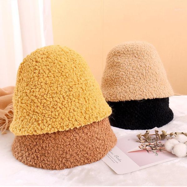 

beanies celebrity inspired multi-color dehaired angora bucket hat autumn and winter fashion all-match outdoor keep warm fisherman hat1