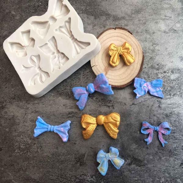 

cake tools 1pc bow tie silicone mold fondant decorating chocolate k129