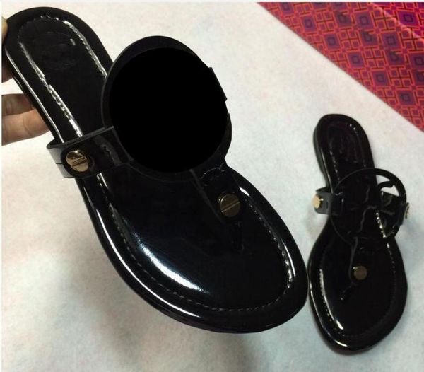 

european clip toe flat female sandals all shoes big yards spot 35 to 42, Black