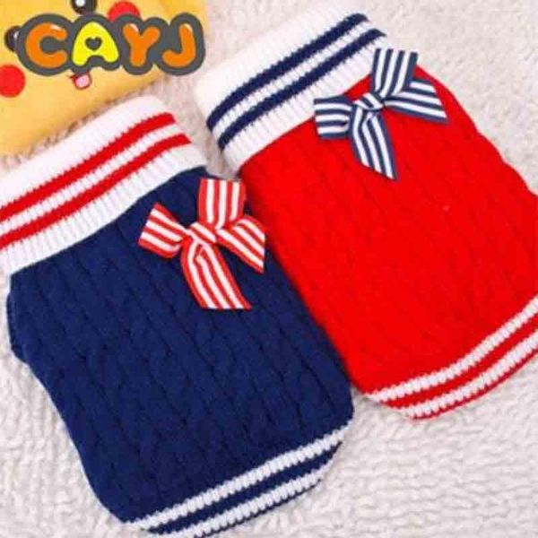 

dog apparel autumn/winter warm pet clothing navy sweater teddy than bear supplies