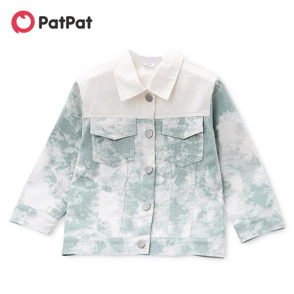 

jackets patpat toddler fashionable tie dyed jacket, Blue;gray
