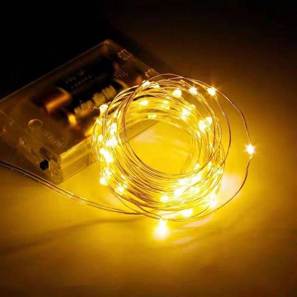 

strings led light for brithday wedding balcony decorations festoon garland night indoor lighting decor room powered by battery