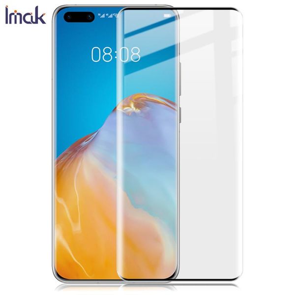 

huawei p40 pro glass imak 3d curved full screen tempered glass film for huawei p40 pro screen protector
